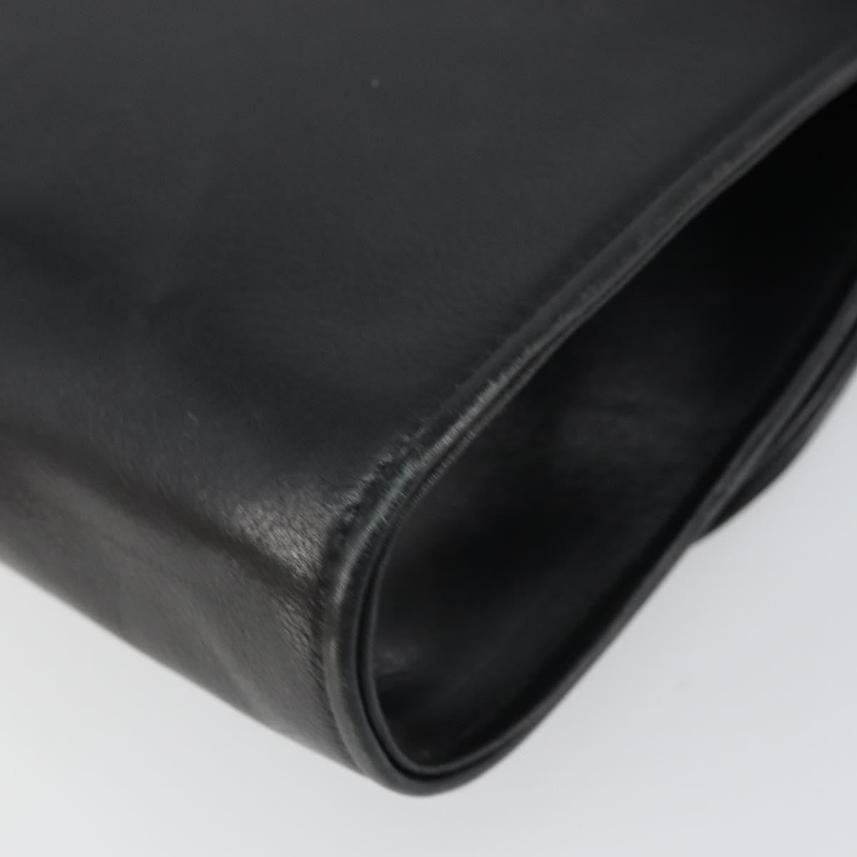 Gucci Vintage Leather Black Leather Shoulder Bag Bag (Pre-Owned)
