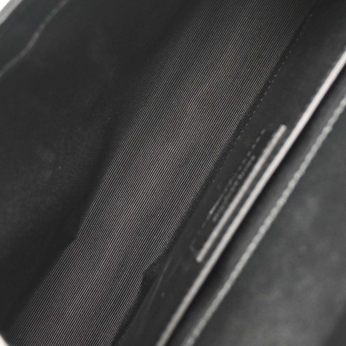 Saint Laurent Kate Leather Black Leather Shoulder Bag Bag (Pre-Owned)