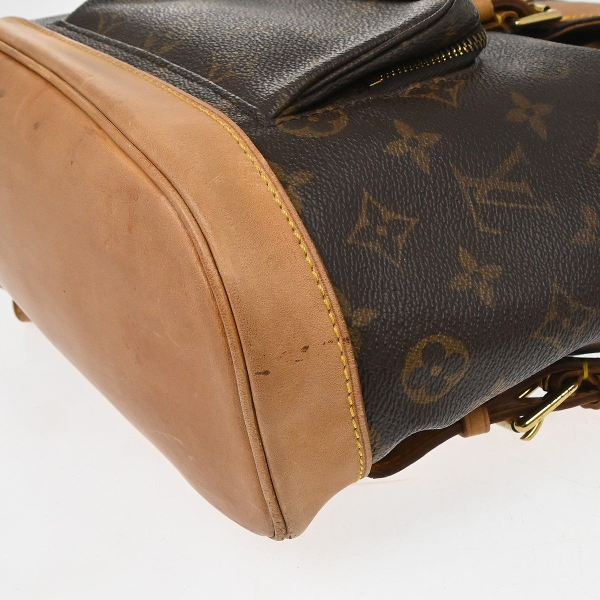 Louis Vuitton Vintage Montsouris Monogram Canvas Brown Canvas Backpack Bag (Pre-Owned)
