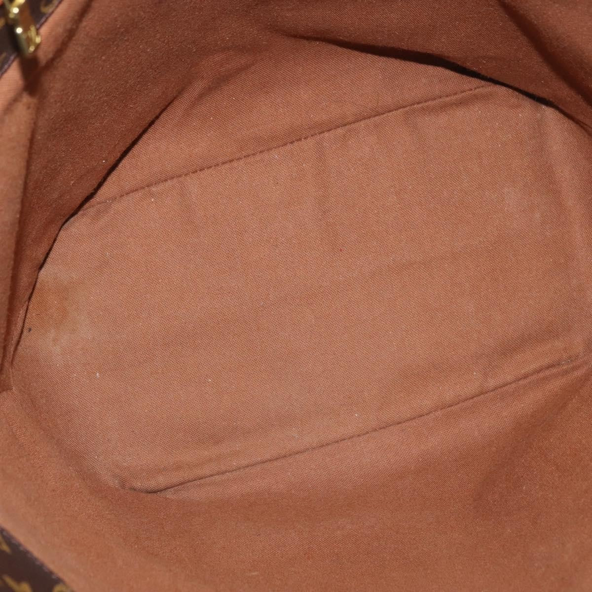 Louis Vuitton Shopping Sac Monogram Canvas Brown Canvas Handbag (Pre-Owned)