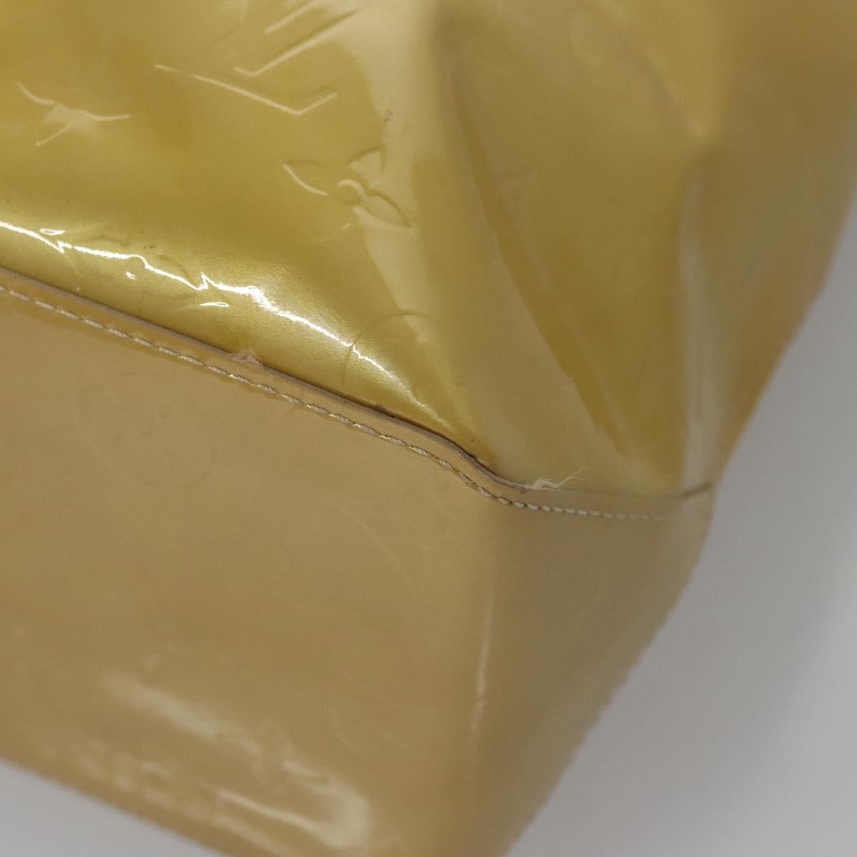Louis Vuitton Reade Monogram Vernis Beige Patent_Leather Handbag (Pre-Owned)