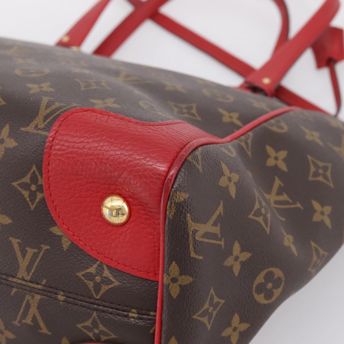 Louis Vuitton Estrela Nm Monogram Canvas With Leather Brown Canvas Handbag (Pre-Owned)