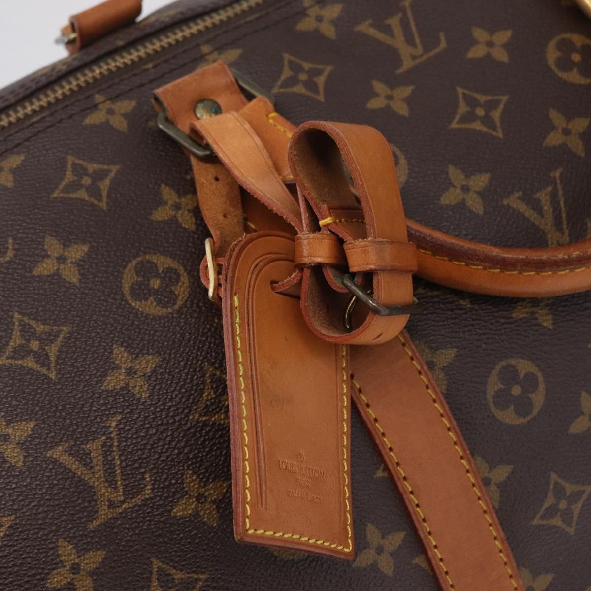 Louis Vuitton Keepall Monogram Canvas Brown Canvas Travel Bag Bag (Pre-Owned)