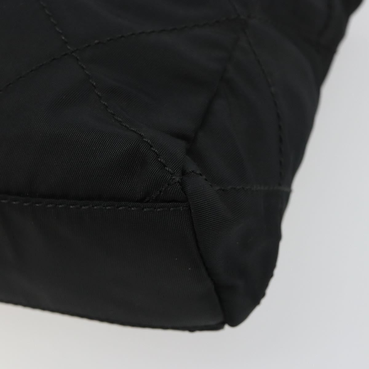 Prada Re-Edition 1995 Chain Quilted Tessuto Black Nylon Shoulder Bag Bag (Pre-Owned)