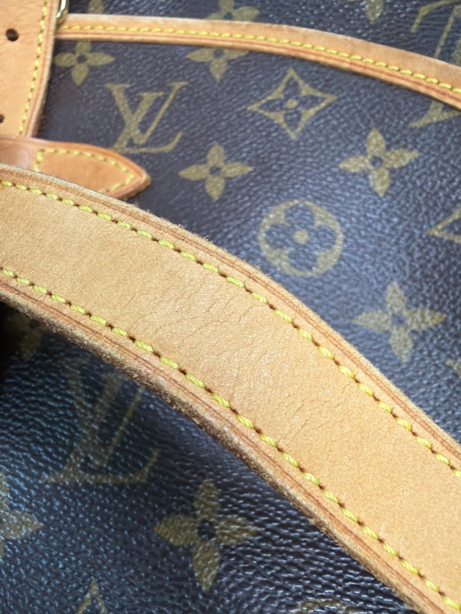 Louis Vuitton Saumur Monogram Canvas Brown Canvas Shoulder Bag Bag (Pre-Owned)