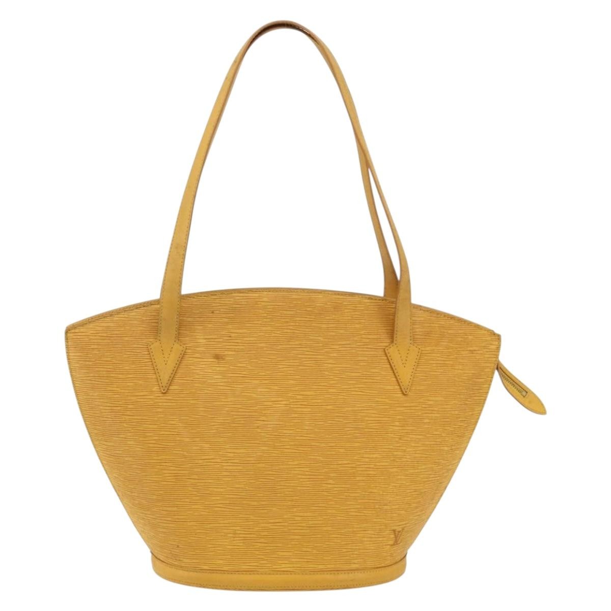 Louis Vuitton Saint Jacques Epi Leather Yellow Leather Shoulder Bag Bag (Pre-Owned)