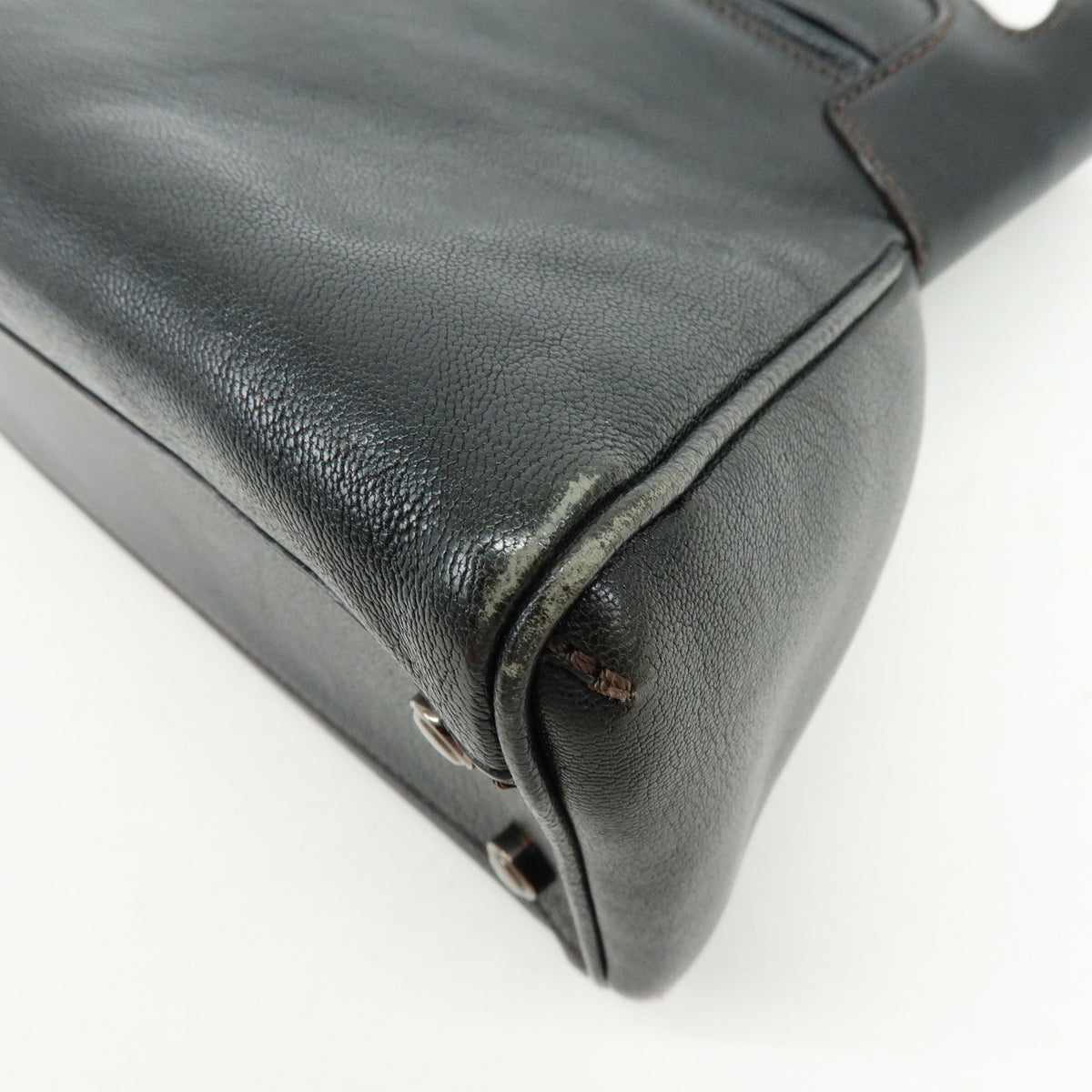 Cartier Marcello Leather Black Leather Handbag (Pre-Owned)