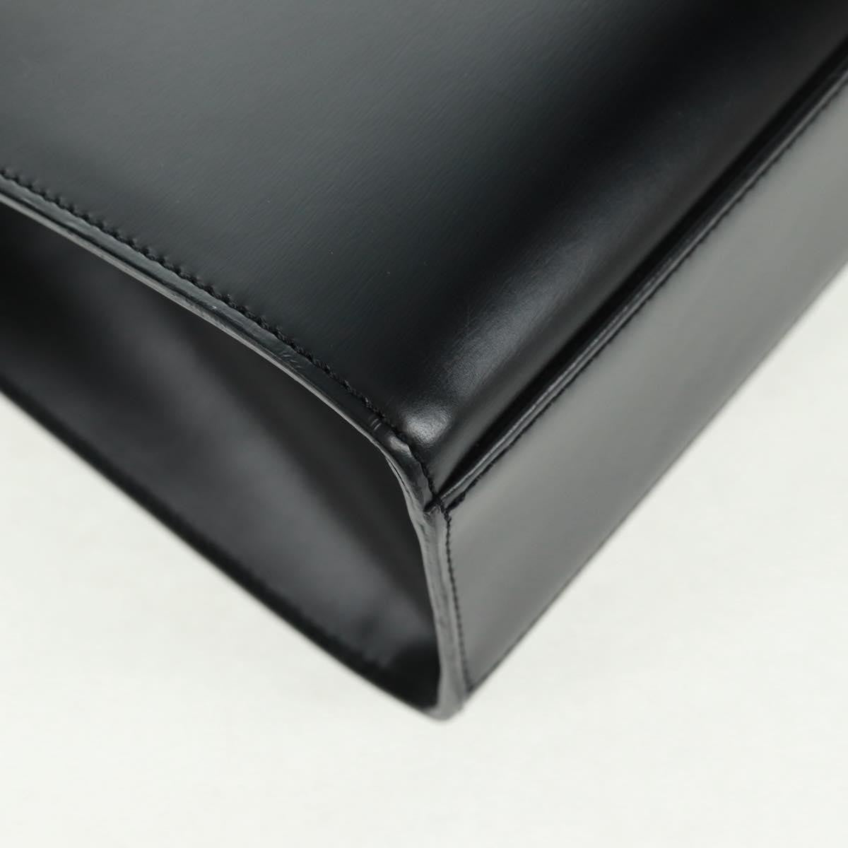Cartier Panthère Leather Black Leather Handbag (Pre-Owned)