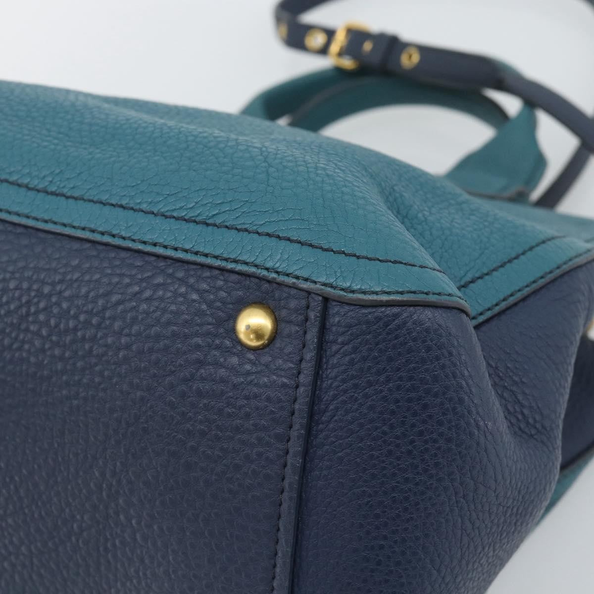 Miu Miu Vintage Leather Green Leather Handbag (Pre-Owned)