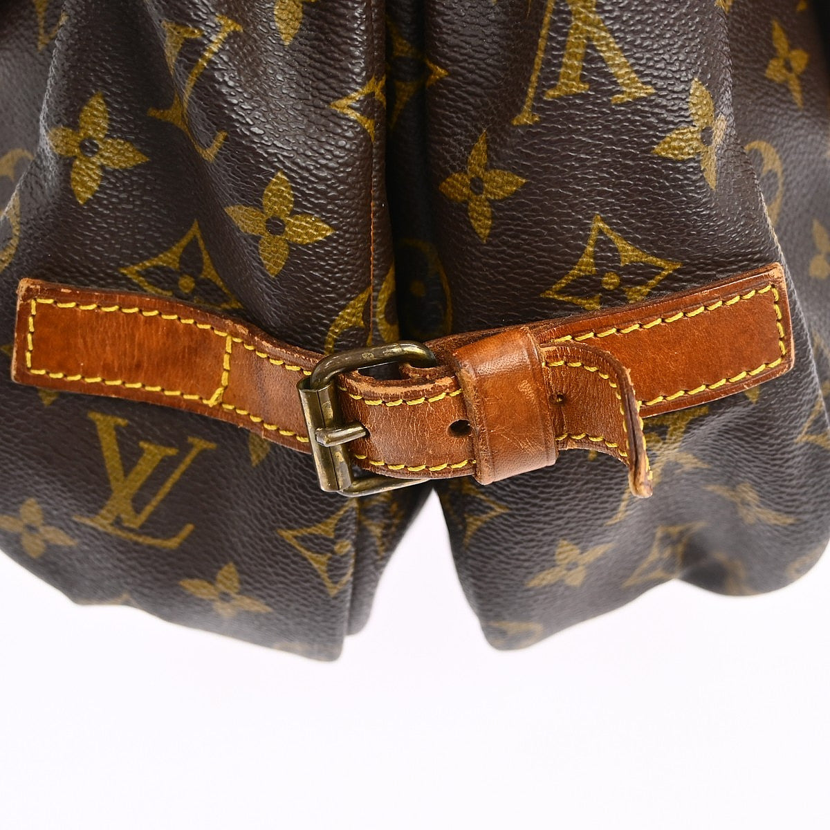 Louis Vuitton Saumur Monogram Brown Canvas Shoulder Bag Bag (Pre-Owned)