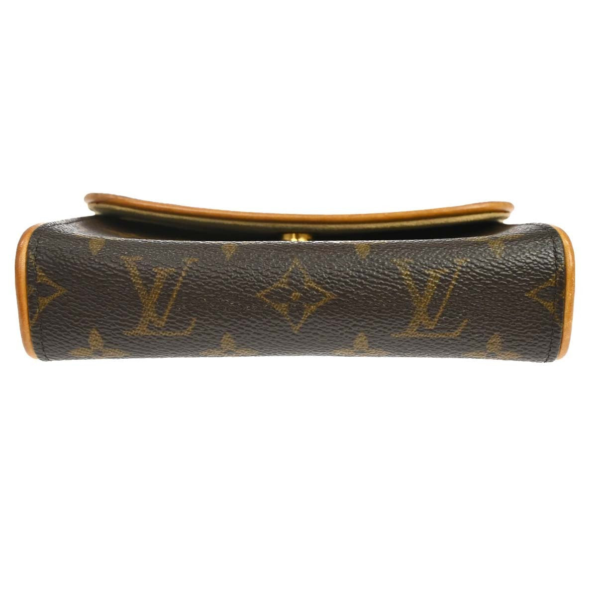 Louis Vuitton Florentine Waist Monogram Canvas Brown Canvas Clutche & Pouche Bag (Pre-Owned)