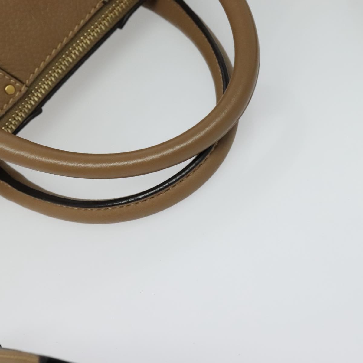 Chloe Hailey Leather Beige Leather Bag (Pre-Owned)