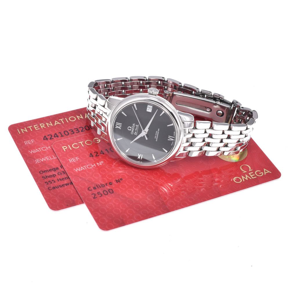Omega De Ville Prestige Co-Axial Chronometer Automatic Stainless Steel Watch (Pre-Owned)