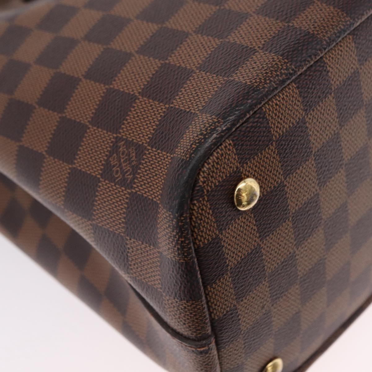 Louis Vuitton Kensington Damier Brown Canvas Handbag (Pre-Owned)