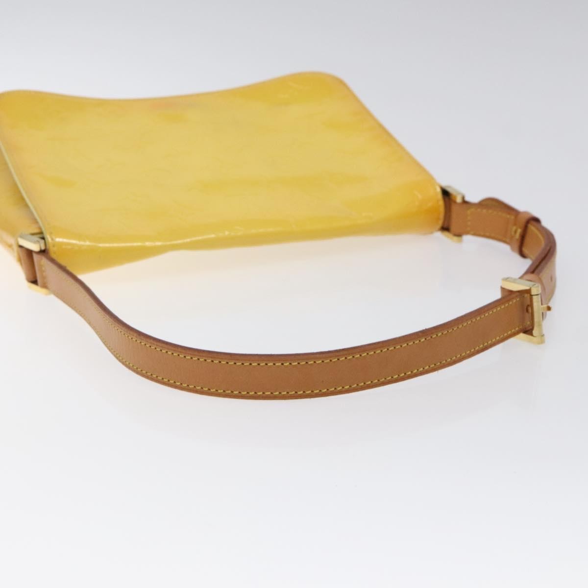 Louis Vuitton Thompson Street Monogram Vernis Yellow Patent_Leather Shoulder Bag Bag (Pre-Owned)