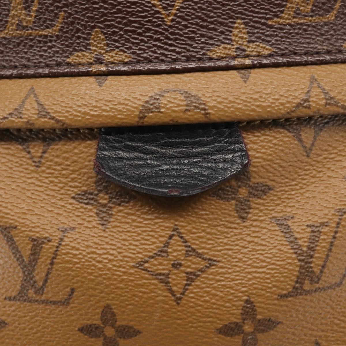 Louis Vuitton Palm Springs Reverse Monogram Canvas Brown Canvas Backpack Bag (Pre-Owned)