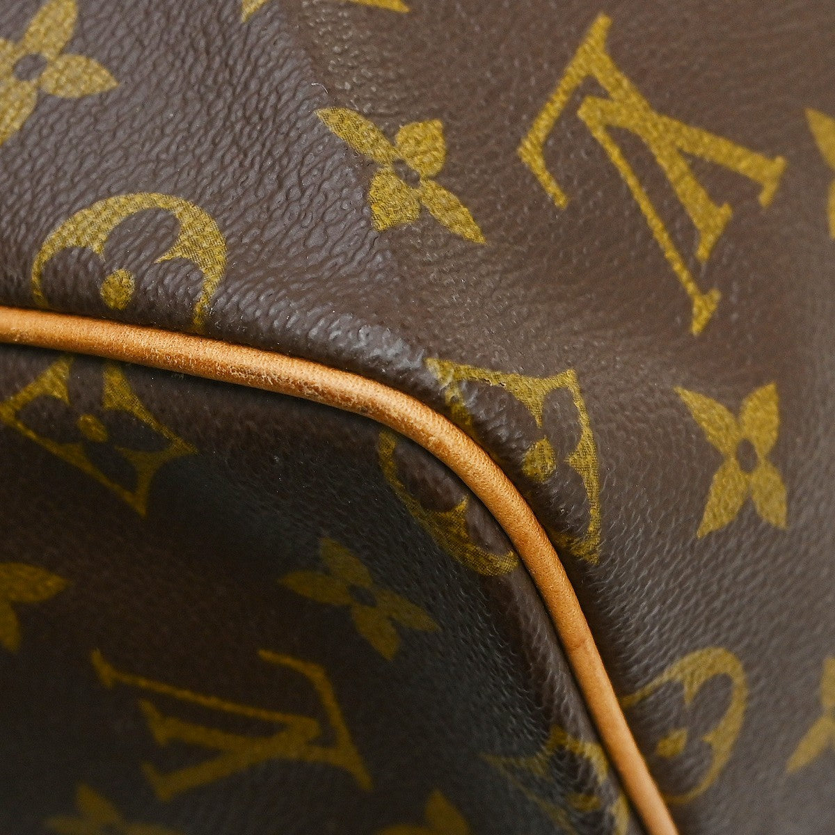 Louis Vuitton Keepall Monogram Brown Canvas Travel Bag Bag (Pre-Owned)