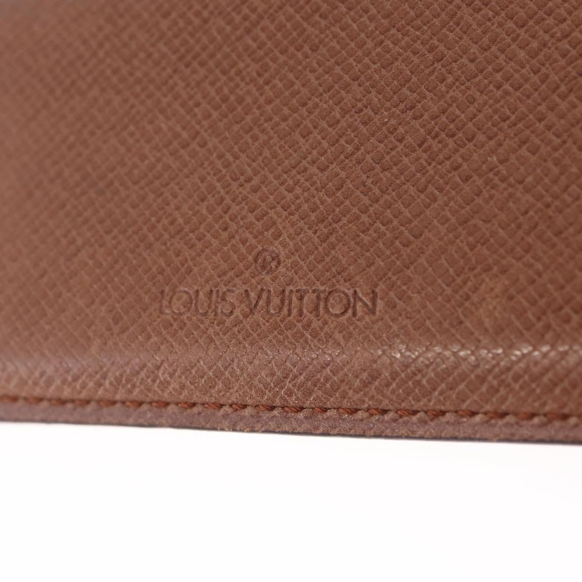 Louis Vuitton Passport Cover Monogram Canvas Brown Canvas Briefcase Bag (Pre-Owned)