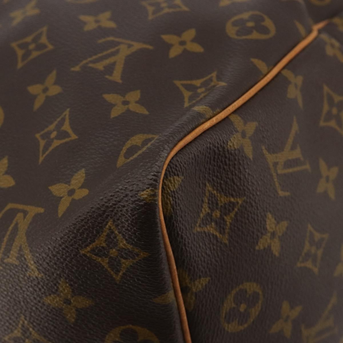 Louis Vuitton Keepall Monogram Canvas Brown Canvas Travel Bag Bag (Pre-Owned)