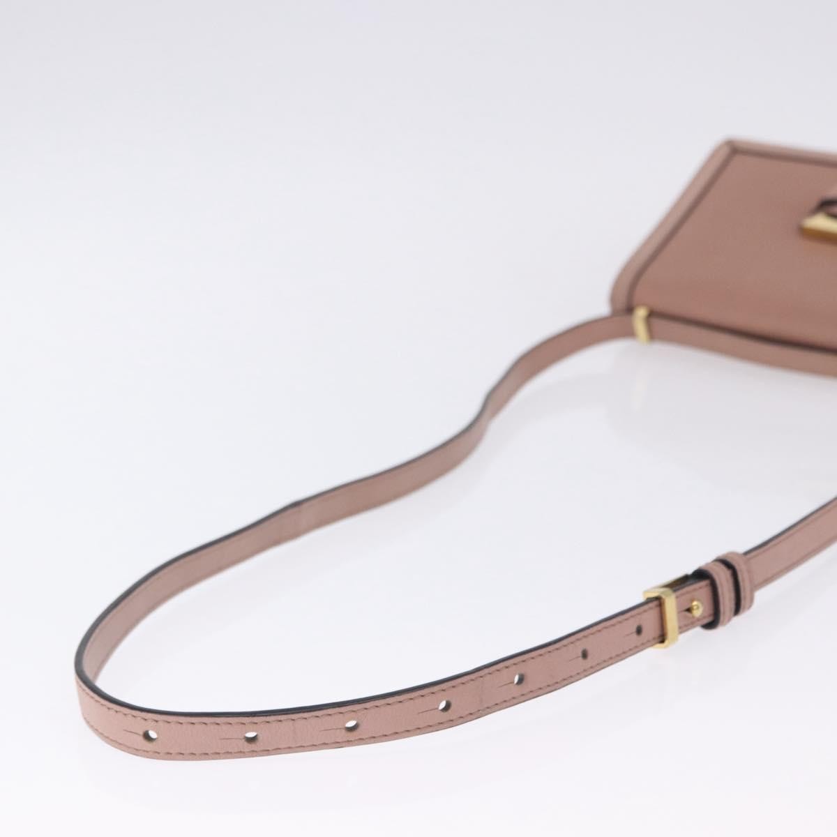 Loewe Barcelona Leather Pink Leather Shoulder Bag Bag (Pre-Owned)