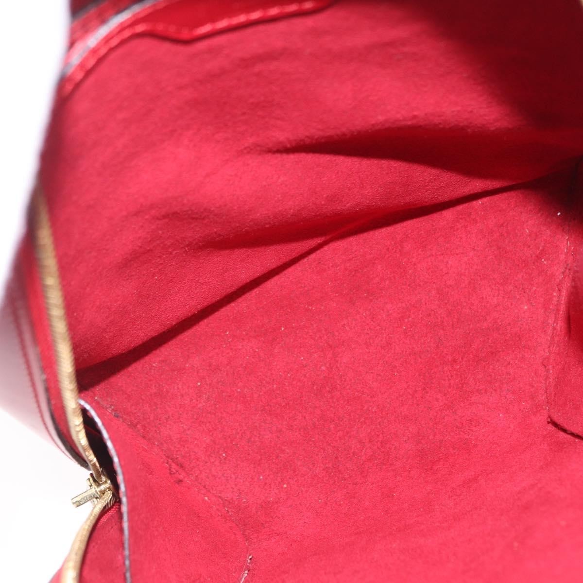 Louis Vuitton Mabillon Epi Leather Red Leather Backpack Bag (Pre-Owned)