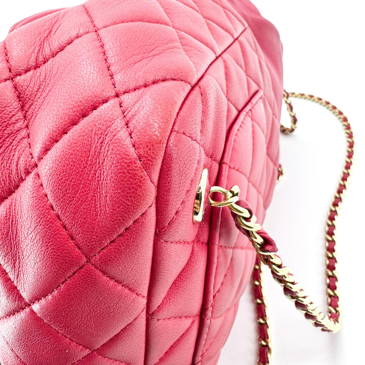 Chanel Backpack In Seoul Lambskin Pink Leather Backpack Bag (Pre-Owned)