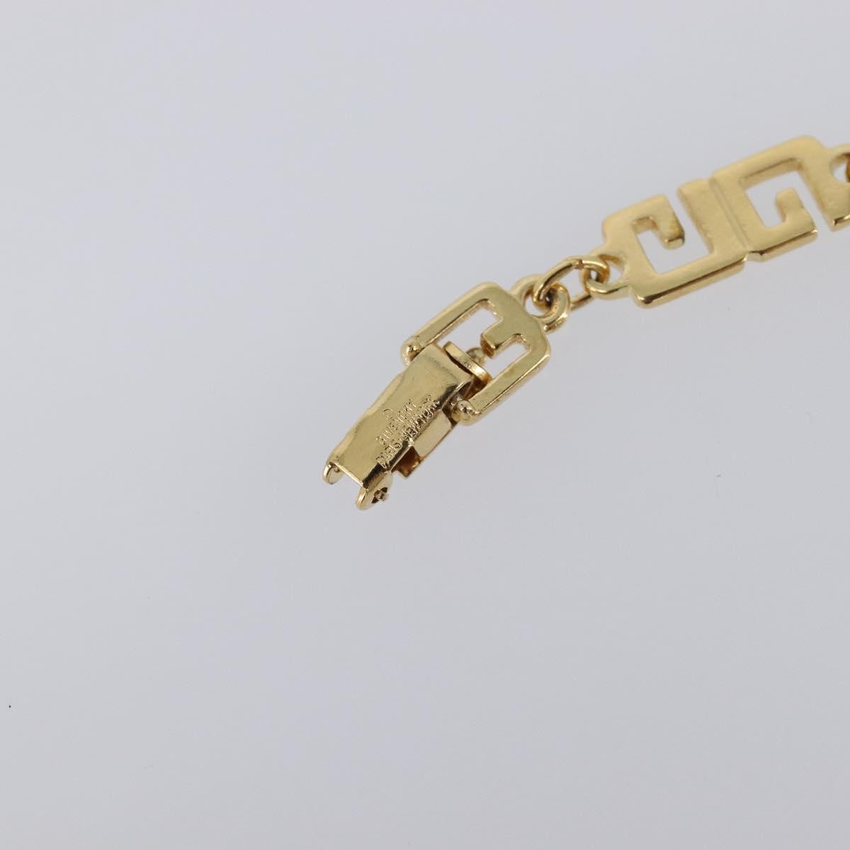 Givenchy Logo Metal Gold Metal Bracelet Jewelry (Pre-Owned)