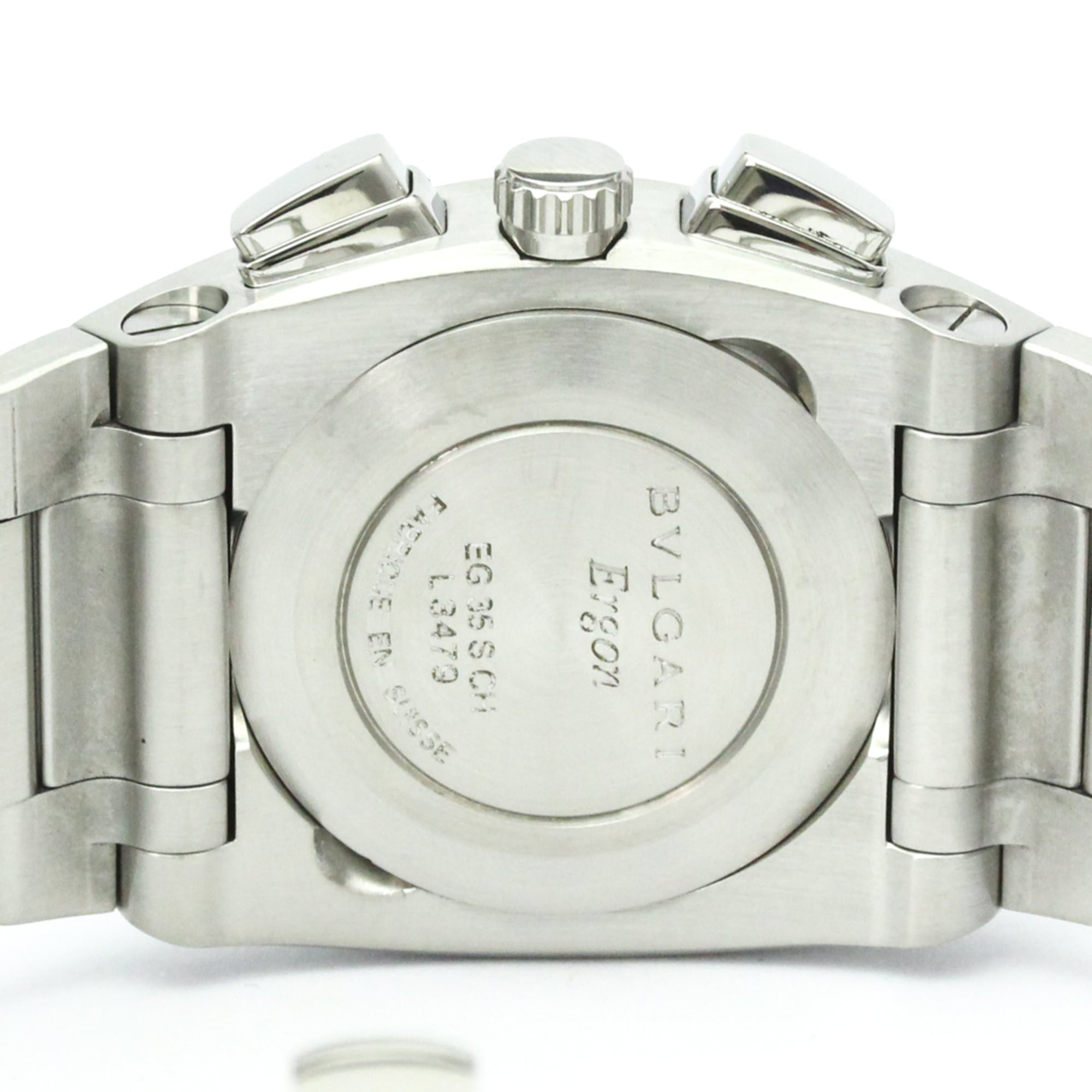 Bvlgari Ergon Chronograph Automatic Stainless Steel Watch (Pre-Owned)
