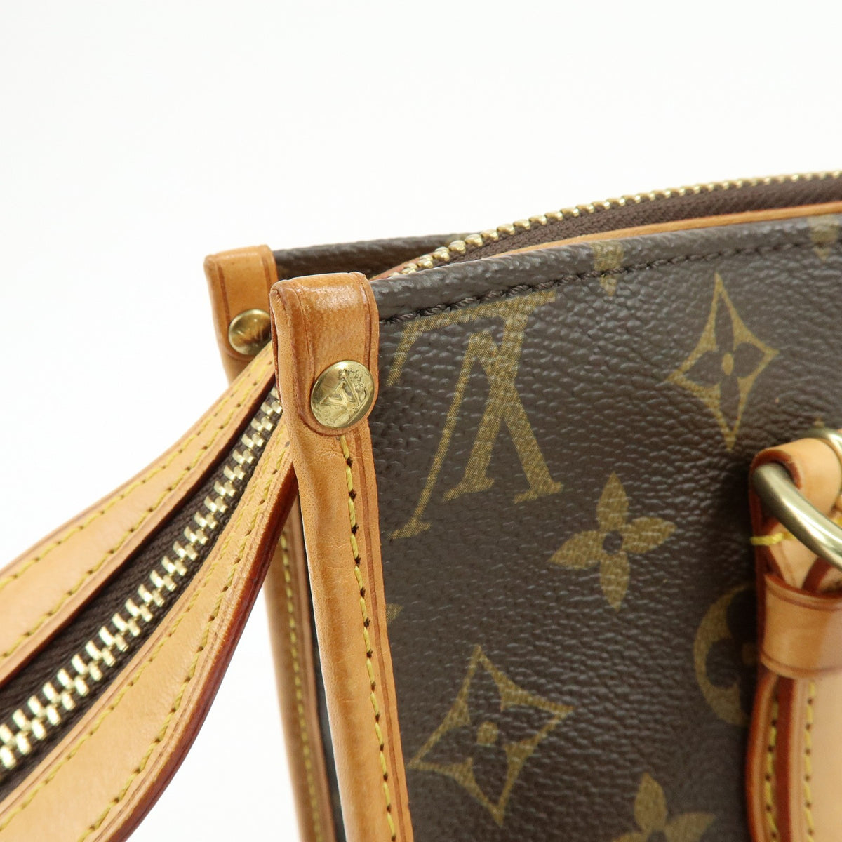 Louis Vuitton Popincourt Monogram Canvas Brown Canvas Shoulder Bag Bag (Pre-Owned)