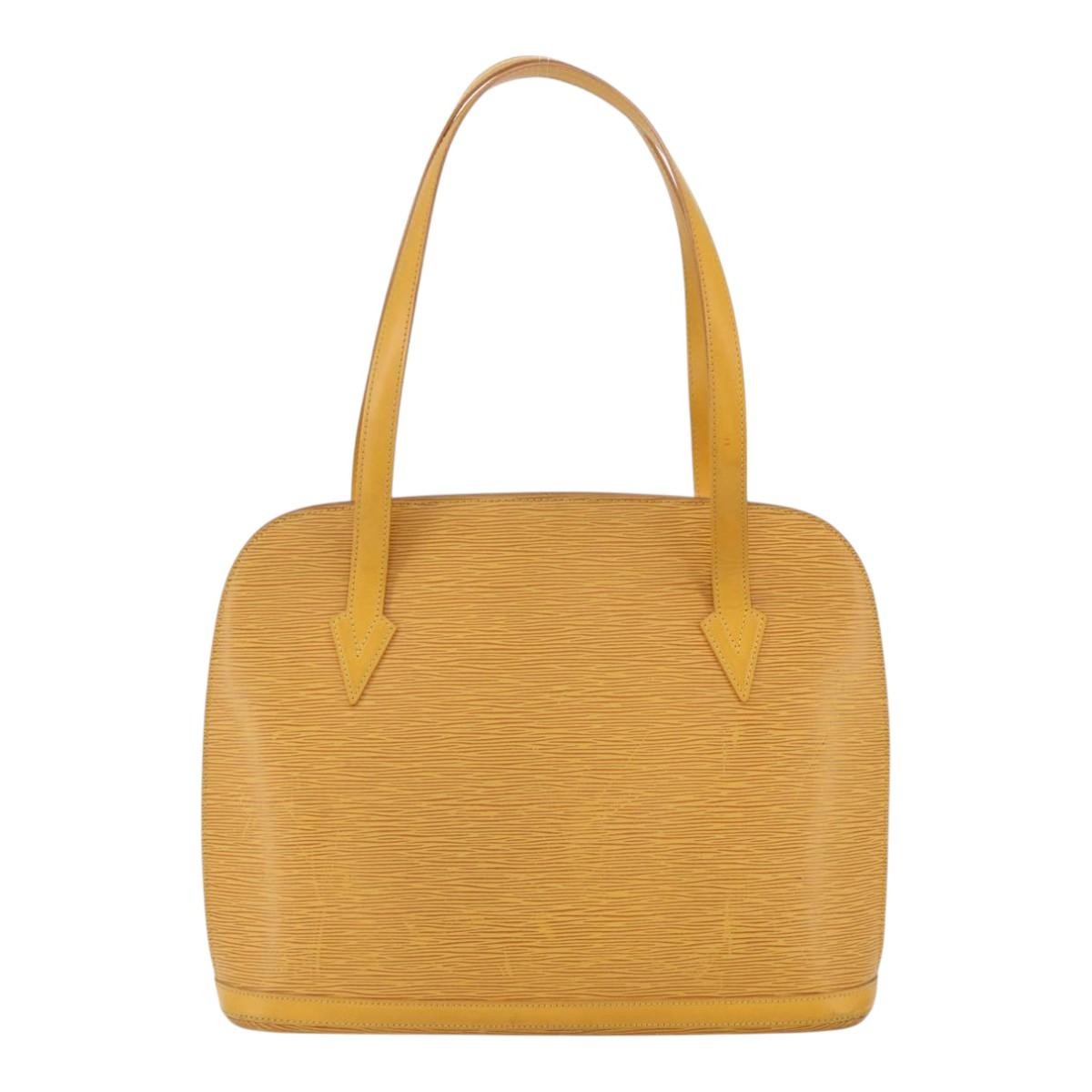 Louis Vuitton Lussac Epi Leather Yellow Leather Shoulder Bag Bag (Pre-Owned)