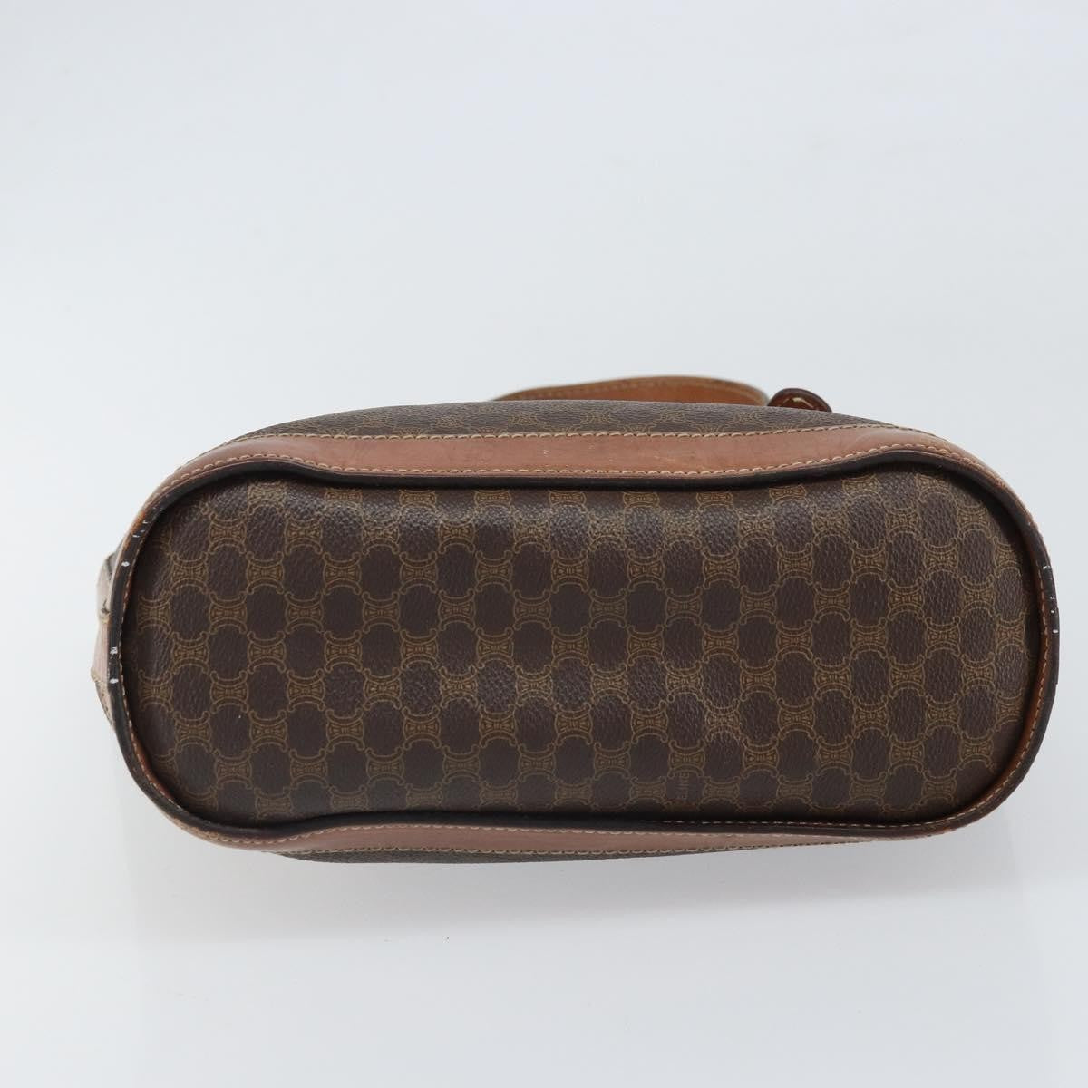 Celine Vintage Macadam Canvas Brown Canvas Shoulder Bag Bag (Pre-Owned)