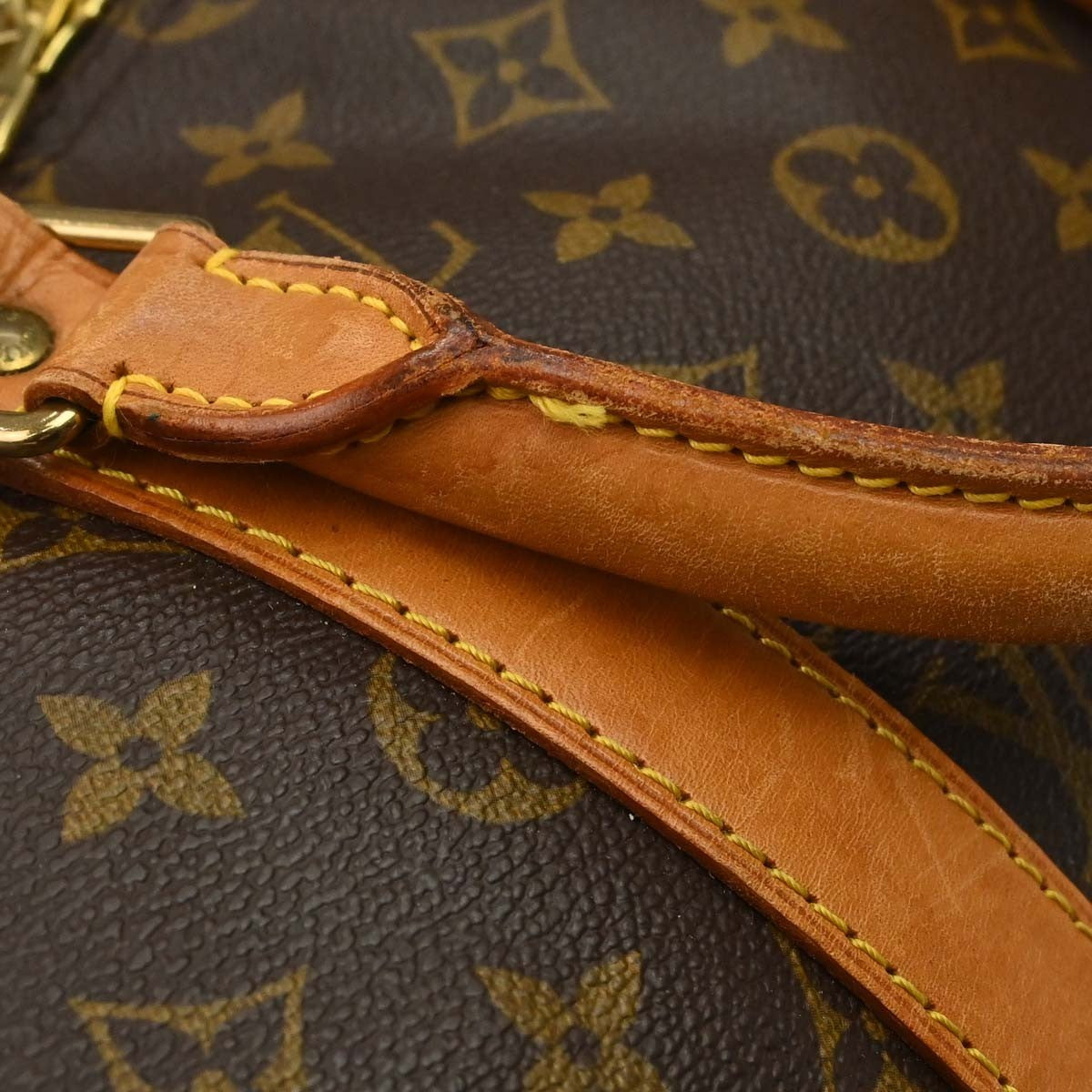 Louis Vuitton Keepall Bandouliere Monogram Canvas Brown Canvas Travel Bag Bag (Pre-Owned)