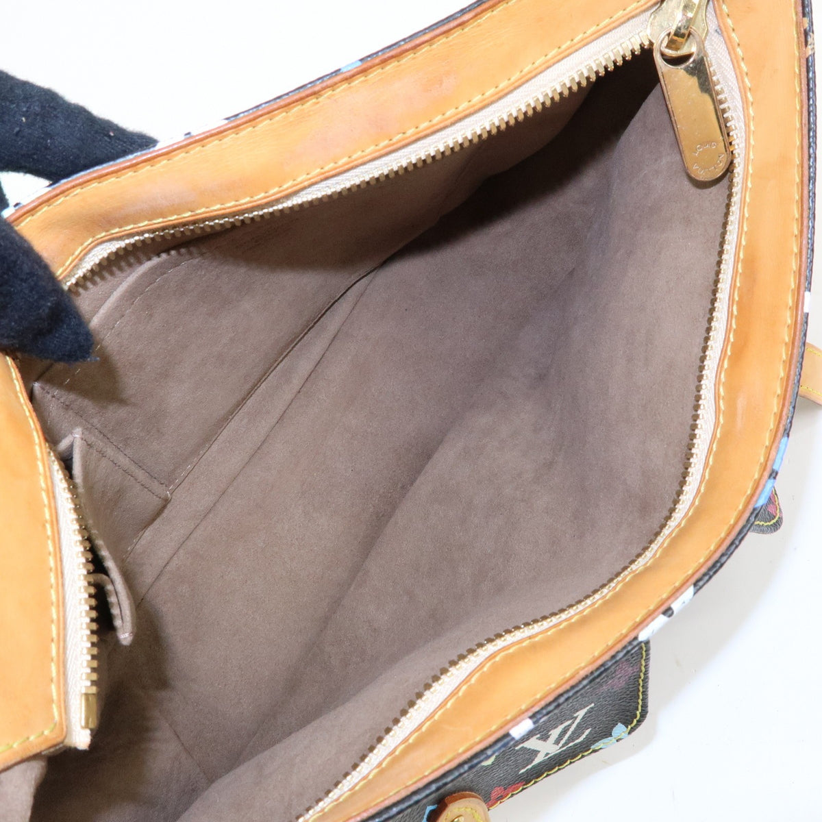 Louis Vuitton Lodge Monogram Multicolor Black Canvas Handbag (Pre-Owned)
