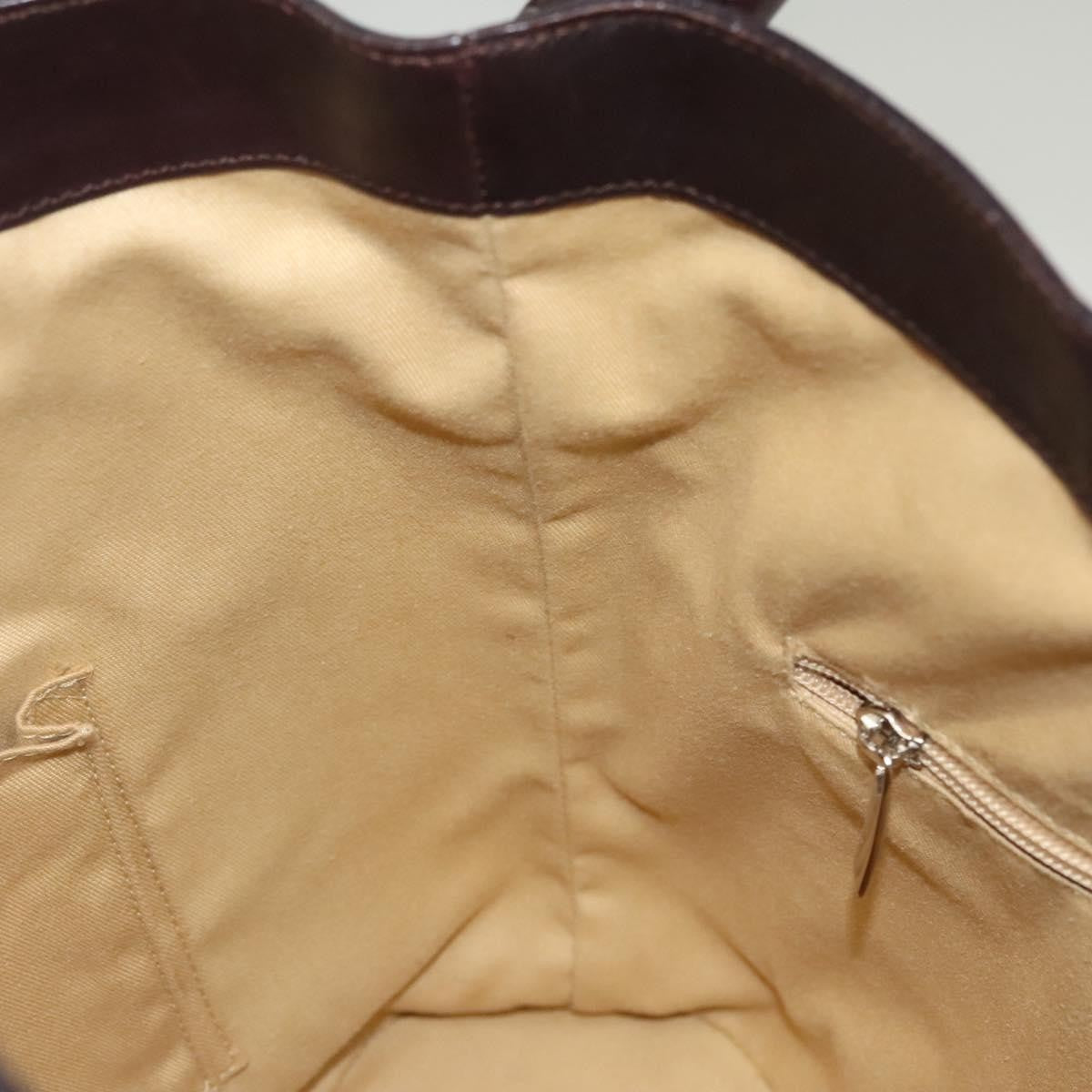 Salvatore Ferragamo Vintage Leather Brown Leather Shoulder Bag Bag (Pre-Owned)
