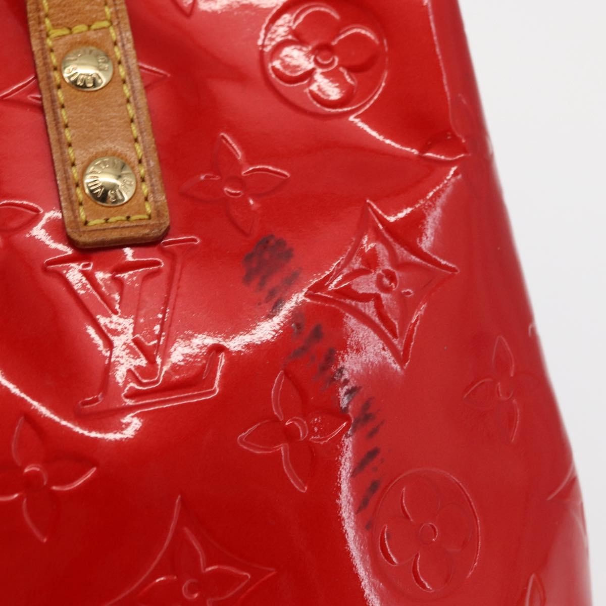 Louis Vuitton Reade Monogram Vernis Red Patent_Leather Handbag (Pre-Owned)