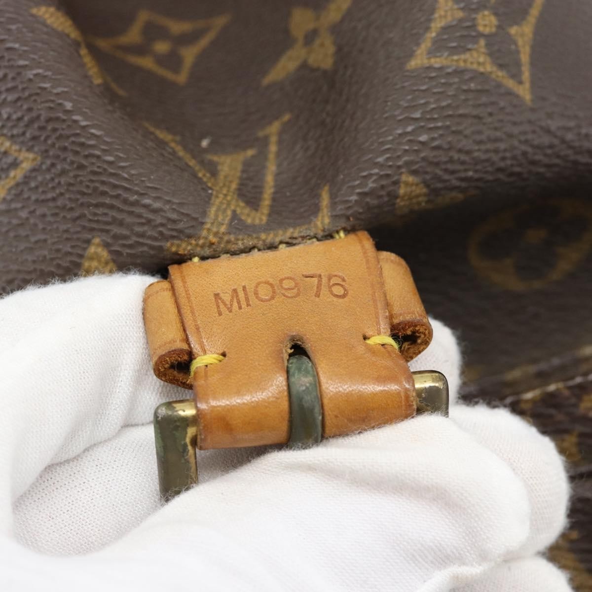 Louis Vuitton Vintage Montsouris Monogram Canvas Brown Canvas Backpack Bag (Pre-Owned)