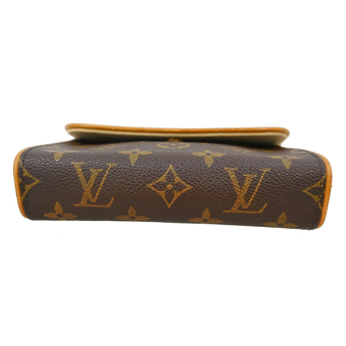 Louis Vuitton Florentine Waist Monogram Canvas Brown Canvas Clutche & Pouche Bag (Pre-Owned)