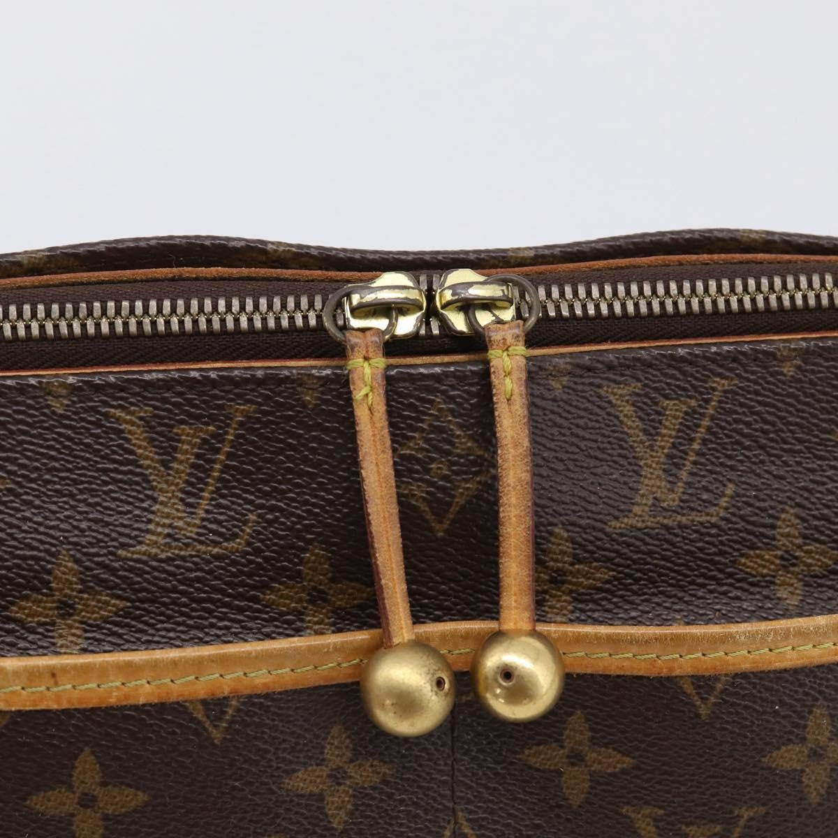 Louis Vuitton Popincourt Monogram Canvas Brown Canvas Shoulder Bag Bag (Pre-Owned)