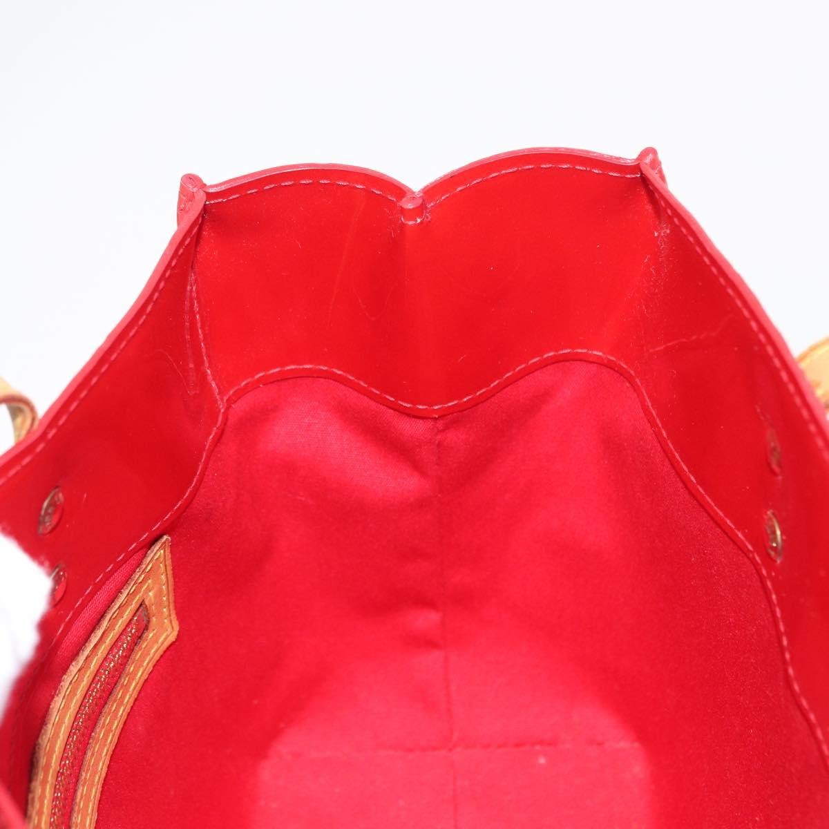 Louis Vuitton Reade Monogram Vernis Red Patent_Leather Handbag (Pre-Owned)