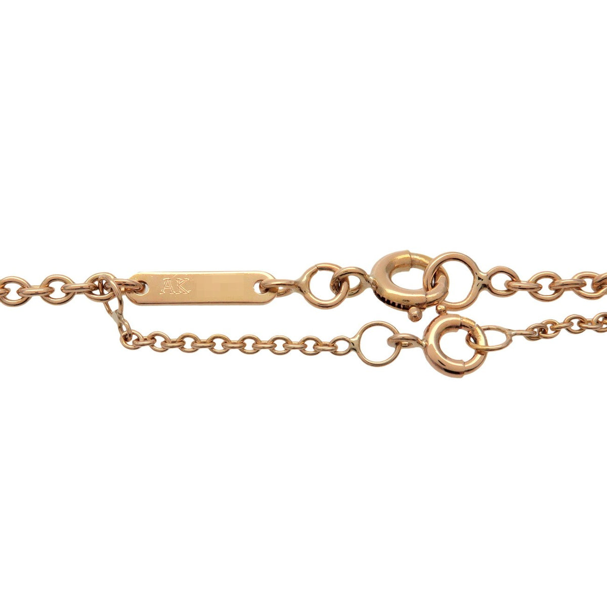 Cartier Trinity Choker 18K Tricolor Gold Gold Gold Necklace Jewelry (Pre-Owned)