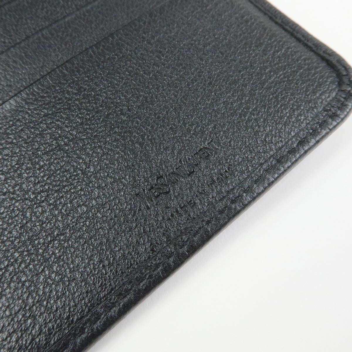 Saint Laurent Belle De Jour Zip Around French Leather Black Leather Wallets Accessory (Pre-Owned)