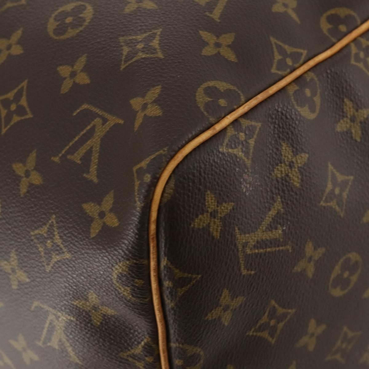 Louis Vuitton Keepall Monogram Canvas Brown Canvas Travel Bag Bag (Pre-Owned)