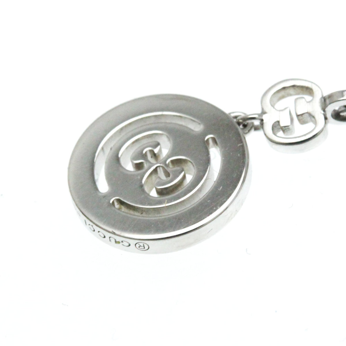 Gucci Icon Twirl 18K White Gold With Diamonds Silver White_Gold Necklace Jewelry (Pre-Owned)