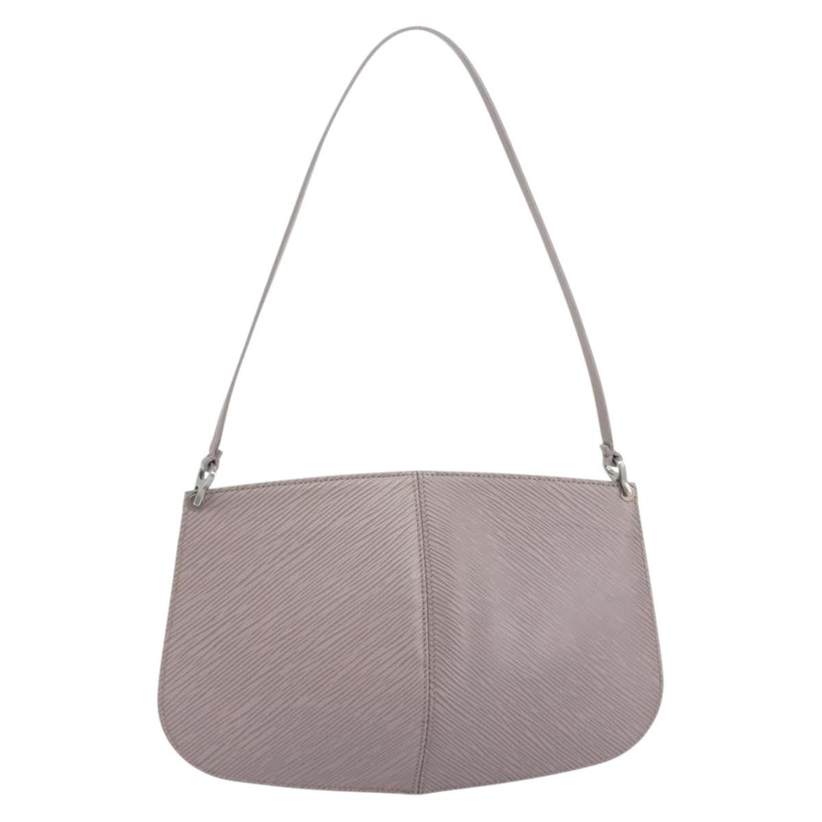 Louis Vuitton Demi Lune Pochette Epi Leather Purple Leather Clutche & Pouche Bag (Pre-Owned)