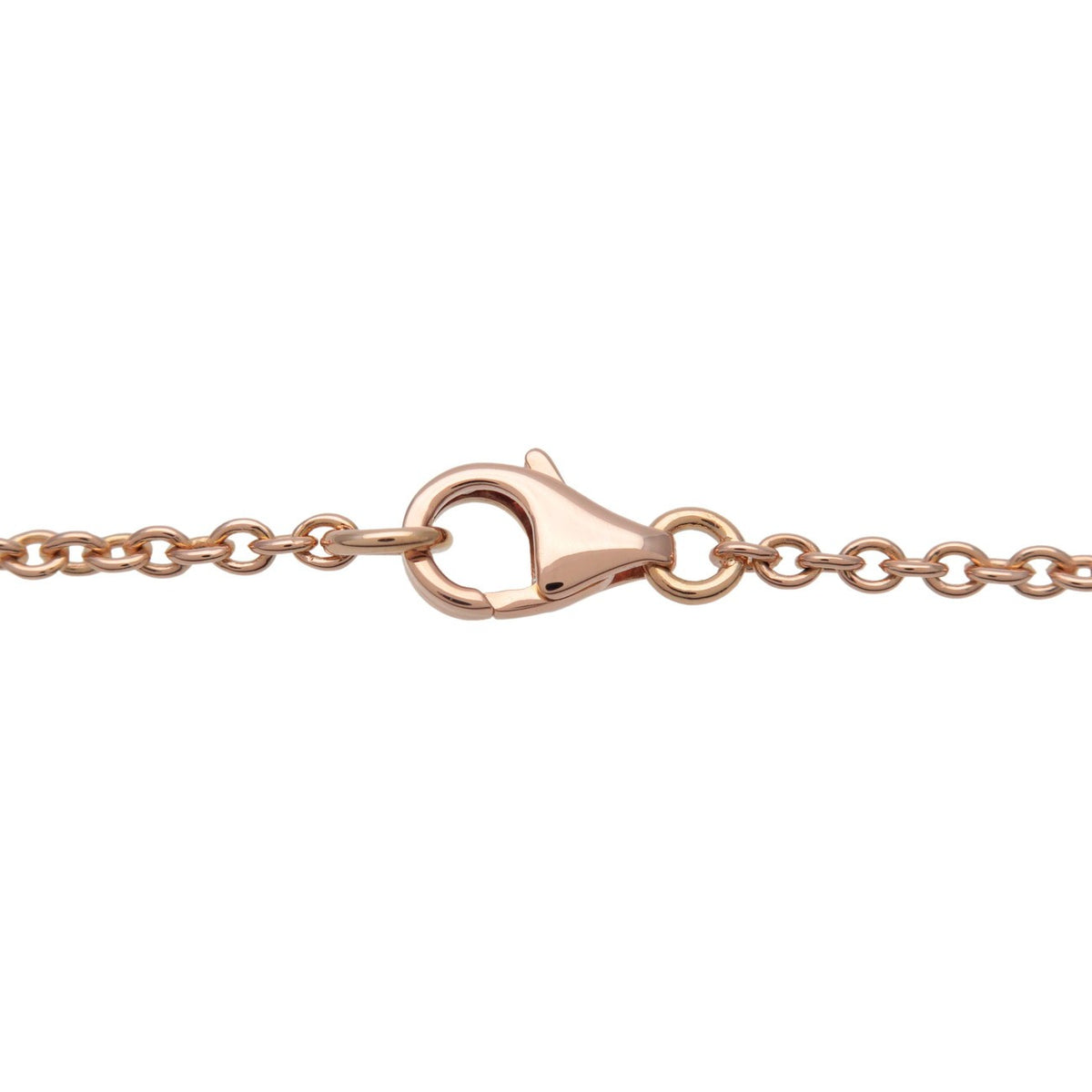 Cartier Love Interlocking 18K Rose Gold Gold Rose_Gold Necklace Jewelry (Pre-Owned)