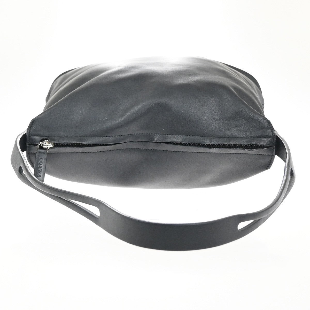 Loewe Vintage Leather Black Leather Shoulder Bag Bag (Pre-Owned)