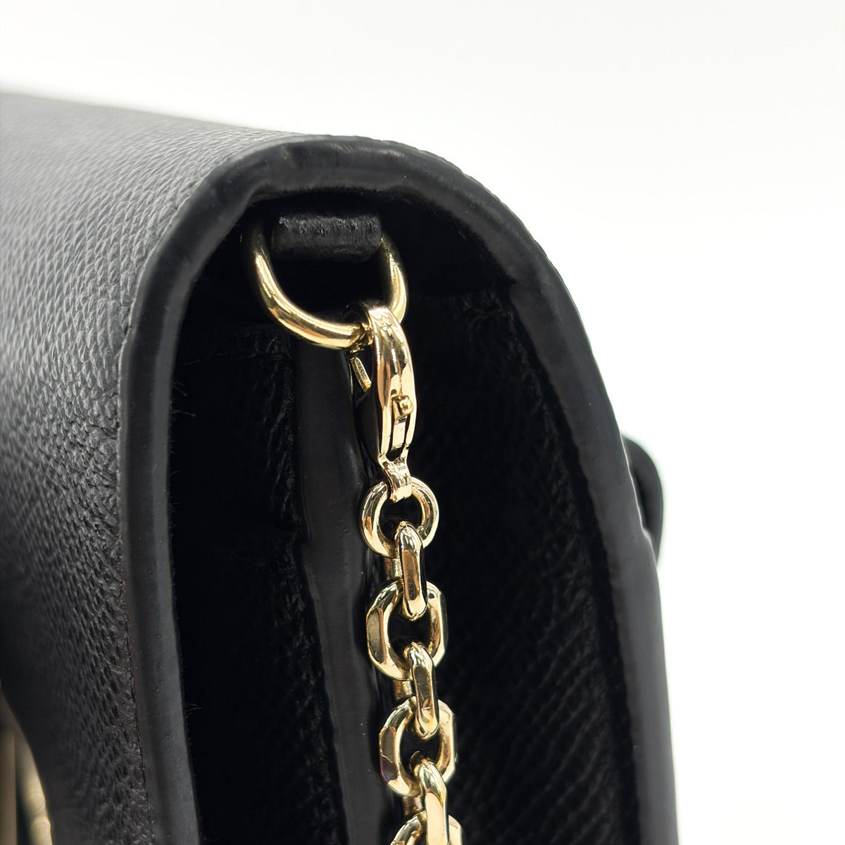 Christian Dior 30 Montaigne 2-In-1 Leather Black Calfskin Clutche & Pouche Bag (Pre-Owned)