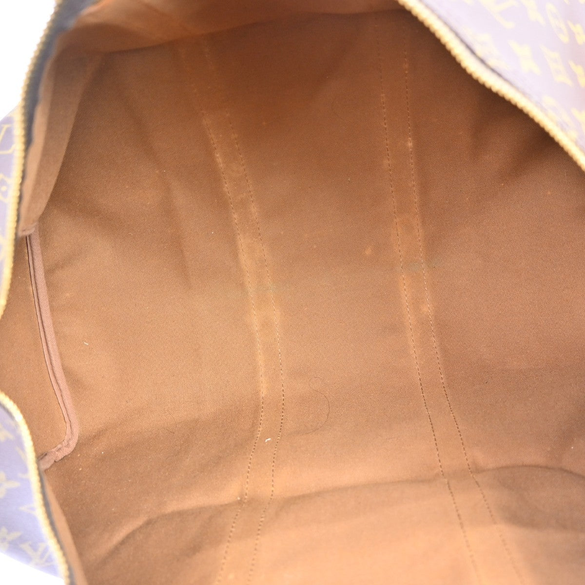 Louis Vuitton Keepall Monogram Brown Canvas Travel Bag Bag (Pre-Owned)