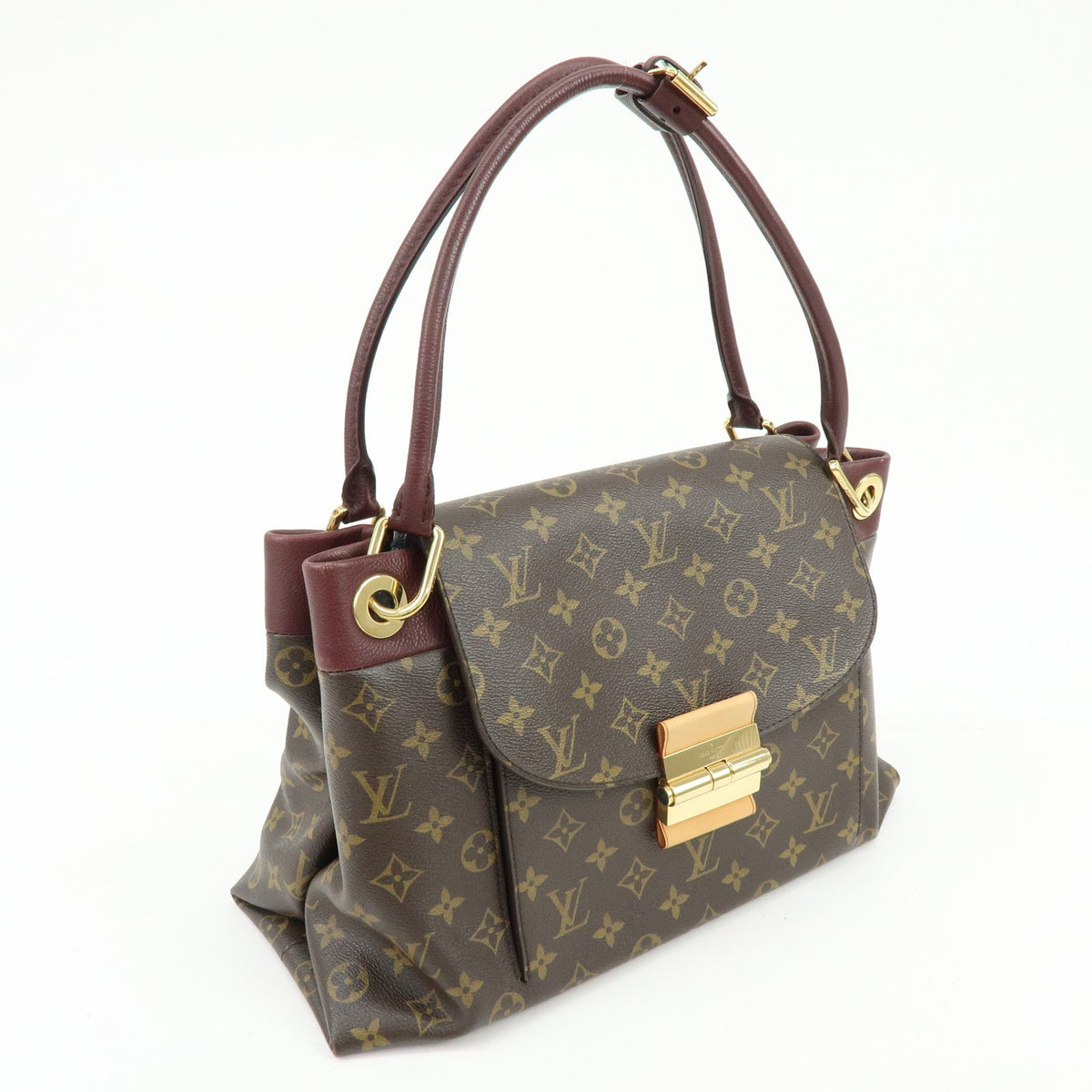 Louis Vuitton Olympe Monogram Canvas Brown Canvas Handbag (Pre-Owned)