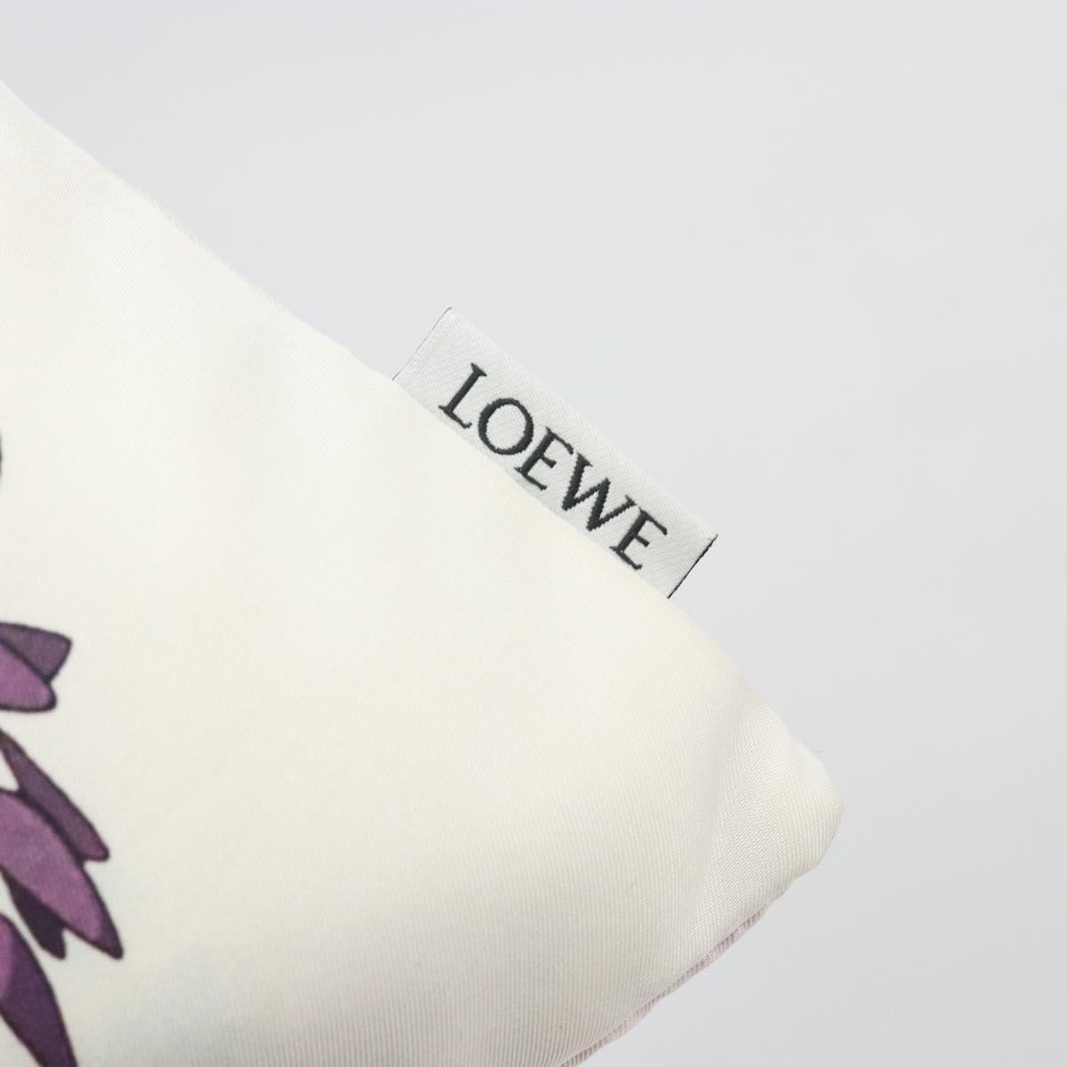 Loewe Paula Drawstring Printed Canvas Blue Nylon Clutche & Pouche Bag (Pre-Owned)
